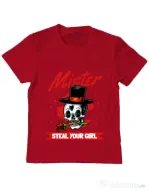 Tricou ADLER copil Mr. steal your girl Rosu