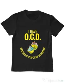 Tricou ADLER copil Obsessive cupcake disorder Negru