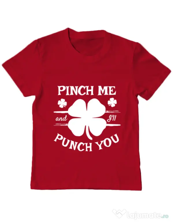 Tricou ADLER copil Pinch me Rosu