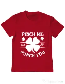 Tricou ADLER copil Pinch me Rosu