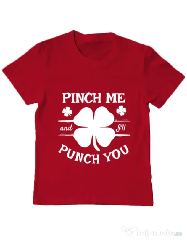 Tricou ADLER copil Pinch me Rosu
