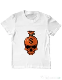 Tricou ADLER copil Sack Alb