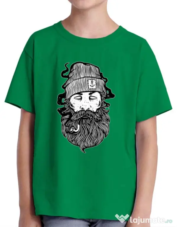 Tricou ADLER copil Sailor Man Verde mediu