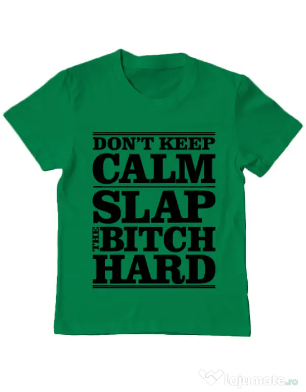 Tricou ADLER copil Slap the bitch Verde mediu