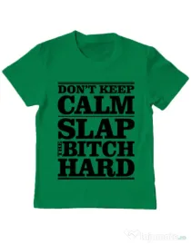 Tricou ADLER copil Slap the bitch Verde mediu