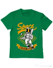 Tricou ADLER copil Space champion Verde mediu