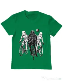 Tricou ADLER copil Star bikers Verde mediu