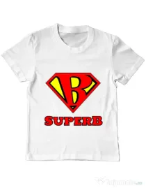 Tricou ADLER copil Superb Alb