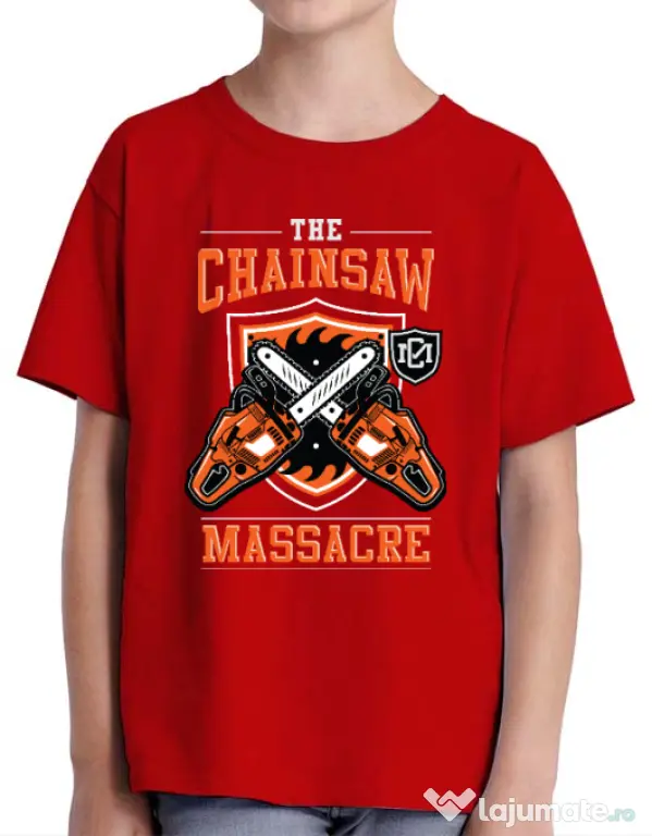 Tricou ADLER copil The Chainsaw Massacre Rosu