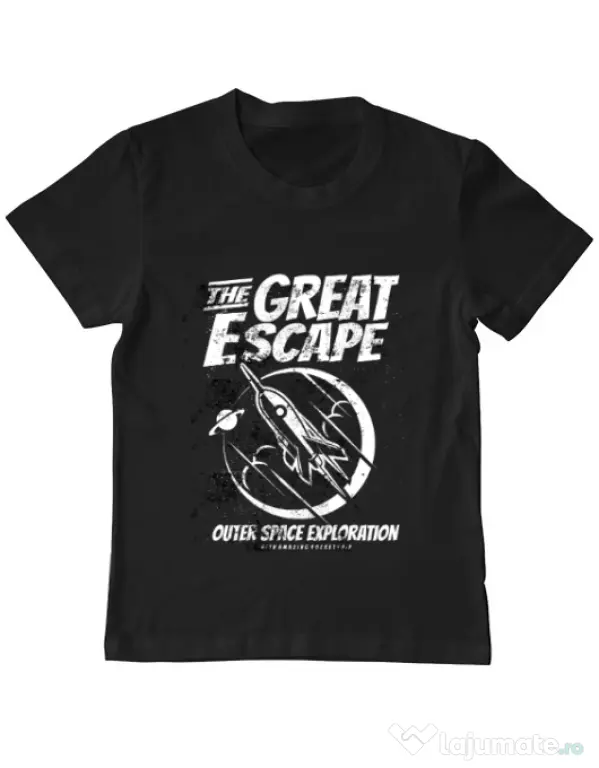 Tricou ADLER copil The Great Escape Negru