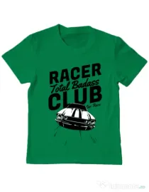 Tricou ADLER copil Total badass Verde mediu