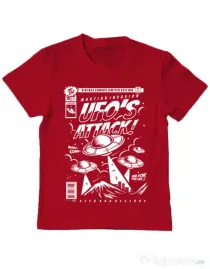 Tricou ADLER copil UFO Rosu