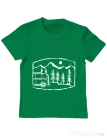 Tricou ADLER copil Vanture Verde mediu