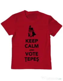 Tricou ADLER copil Vote Tepes Rosu