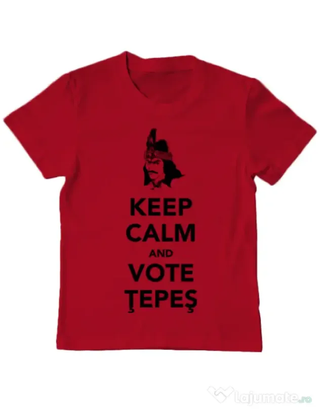 Tricou ADLER copil Vote Tepes Rosu
