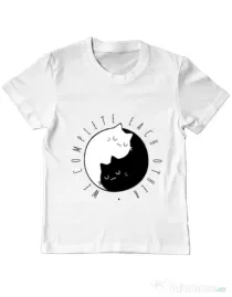 Tricou ADLER copil We complete each other Alb