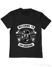Tricou ADLER copil Welcome To The Darkside Negru