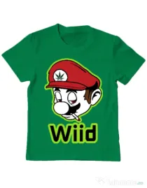 Tricou ADLER copil Wiid Verde mediu