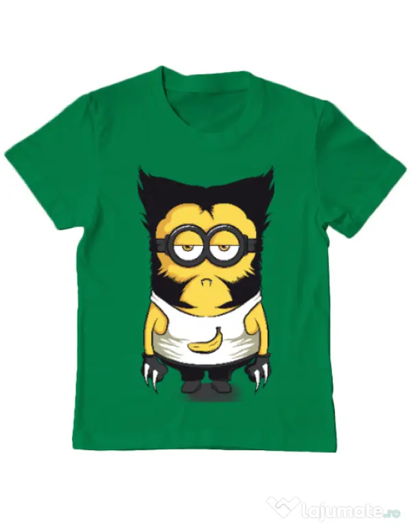 Tricou ADLER copil Wolve minion Verde mediu