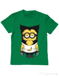 Tricou ADLER copil Wolve minion Verde mediu