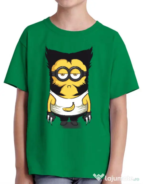 Tricou ADLER copil Wolve minion Verde mediu