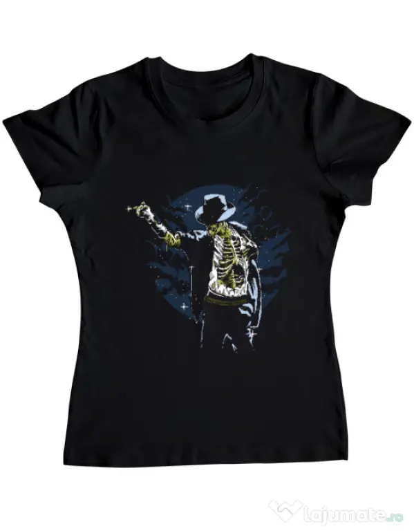 Tricou ADLER dama Zombie Pop Negru