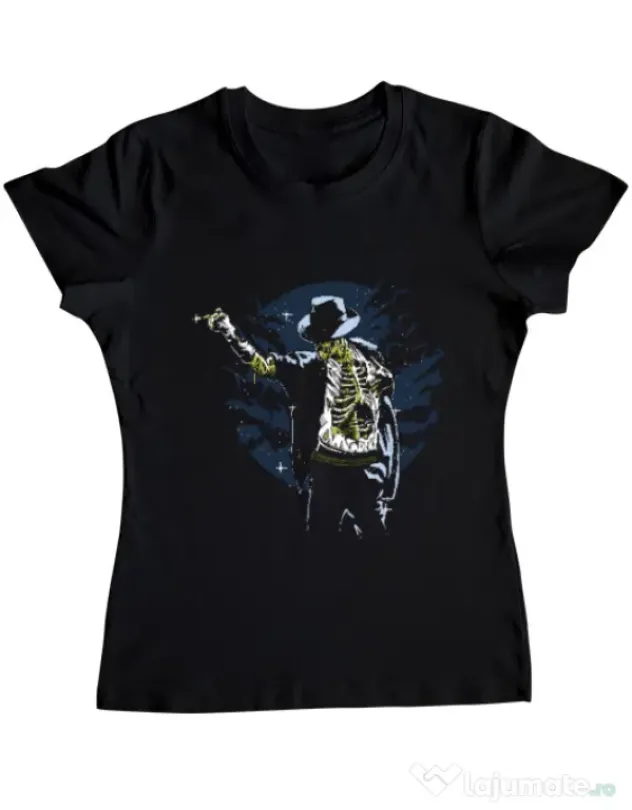 Tricou ADLER dama Zombie Pop Negru