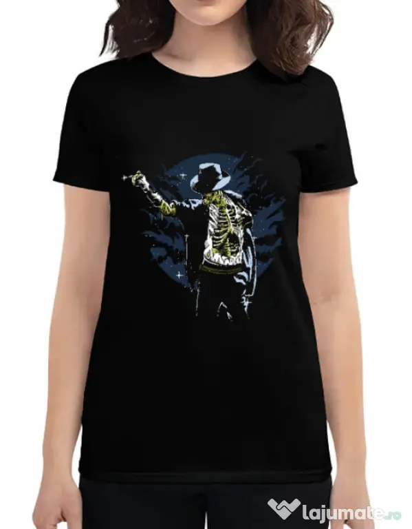 Tricou ADLER dama Zombie Pop Negru