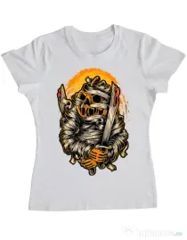 Tricou ADLER dama Mumpkin Alb