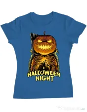 Tricou ADLER dama Jack o lantern Albastru azuriu 