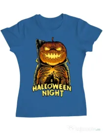 Tricou ADLER dama Jack o lantern Albastru azuriu