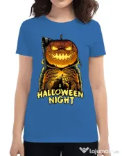 Tricou ADLER dama Jack o lantern Albastru azuriu 