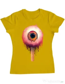 Tricou ADLER dama Eyesicle Galben