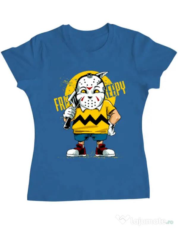 Tricou ADLER dama Bad boy Albastru azuriu