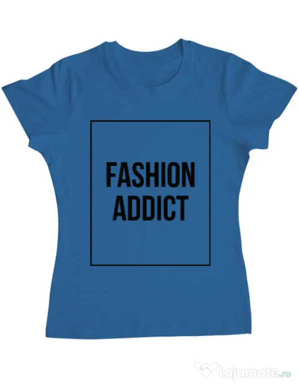 Tricou ADLER dama Fashion addict Albastru azuriu
