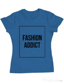 Tricou ADLER dama Fashion addict Albastru azuriu