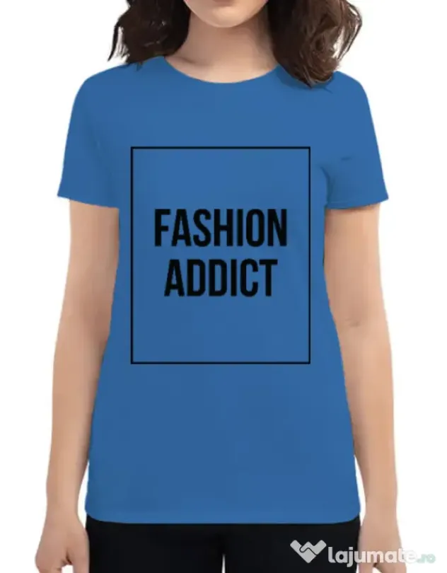 Tricou ADLER dama Fashion addict Albastru azuriu