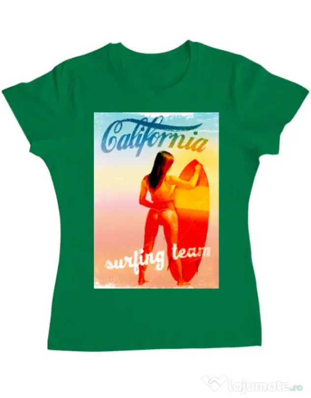 Tricou ADLER dama Bikini body Verde mediu