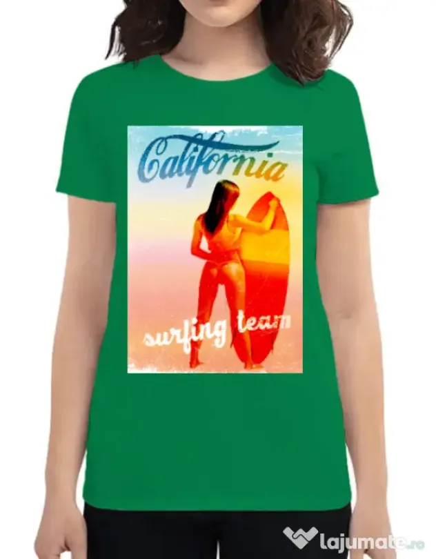 Tricou ADLER dama Bikini body Verde mediu