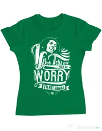 Tricou ADLER dama Bob tells me Verde mediu