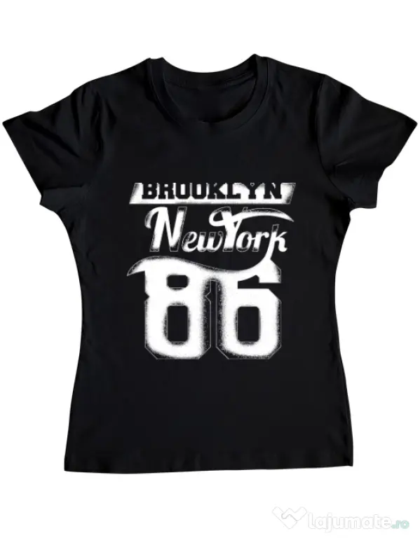 Tricou ADLER dama Brooklyn Negru