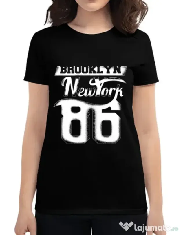 Tricou ADLER dama Brooklyn Negru
