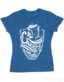 Tricou ADLER dama Cheers Albastru azuriu