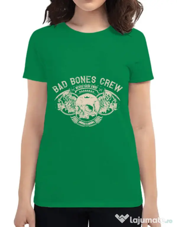 Tricou ADLER dama Grim reaper Verde mediu