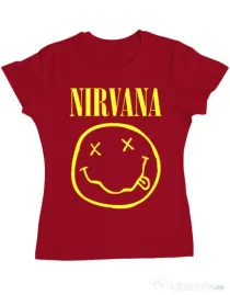Tricou ADLER dama Nirvana Rosu