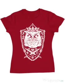 Tricou ADLER dama King of the night Rosu