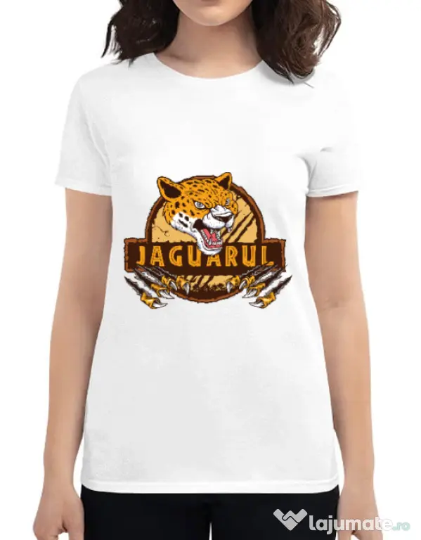 Tricou ADLER dama Jaguarul Alb