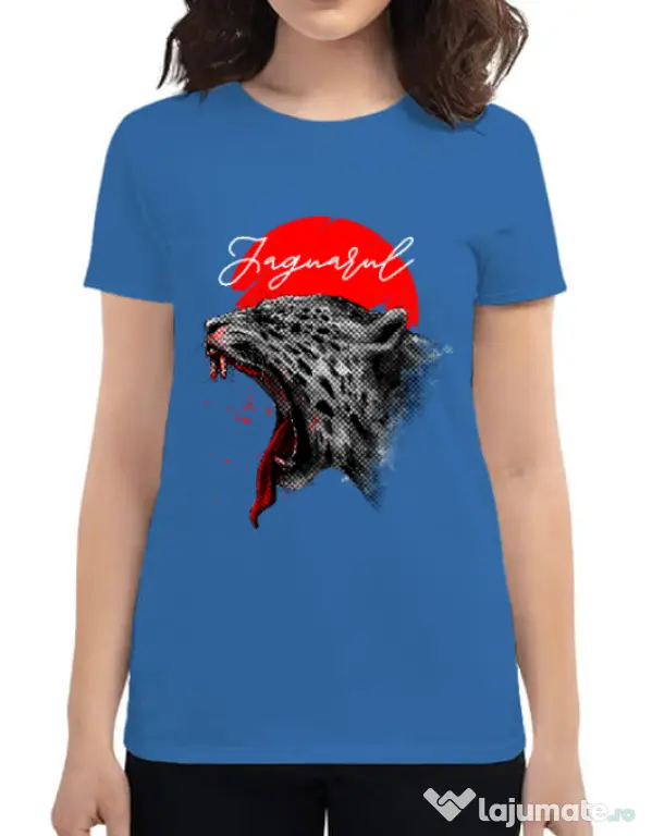 Tricou ADLER dama Scream Albastru azuriu