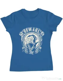 Tricou ADLER dama Urban monkey Albastru azuriu