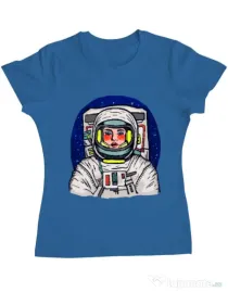 Tricou ADLER dama I need some space Albastru azuriu
